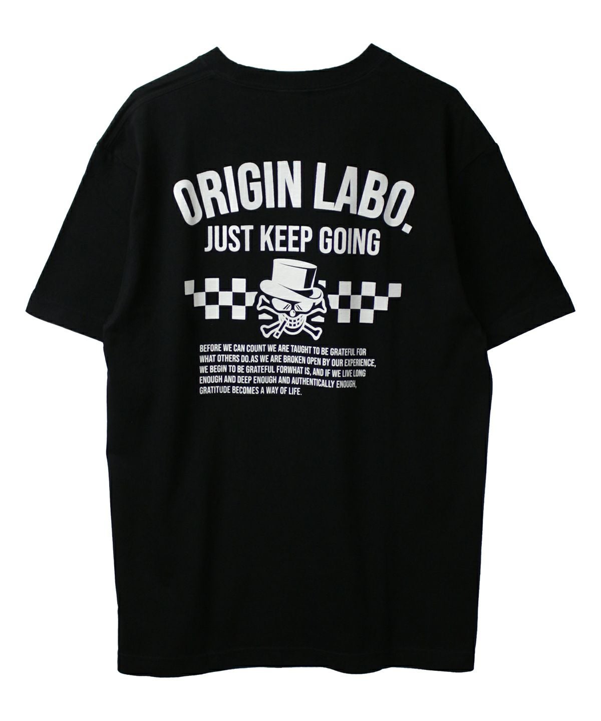 Origin Labo "JUST KEEP GOING" T-Shirt