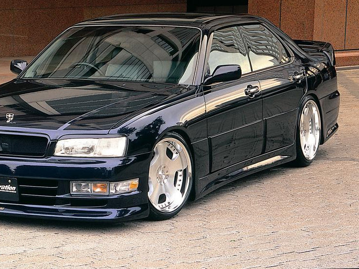 Admiration Side Steps (Type 2, early model) for Nissan Cedric/Gloria Brougham Y33 (1995-1997)