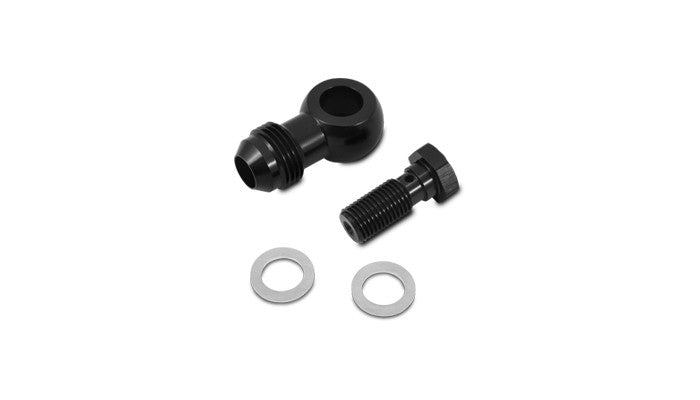 Vibrant Single Banjo Adapter Assembly, Male AN Flare with Imperial Bolt