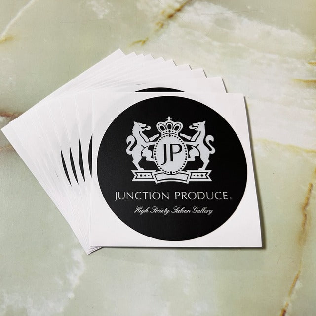 Junction Produce Round Removable Logo Sticker