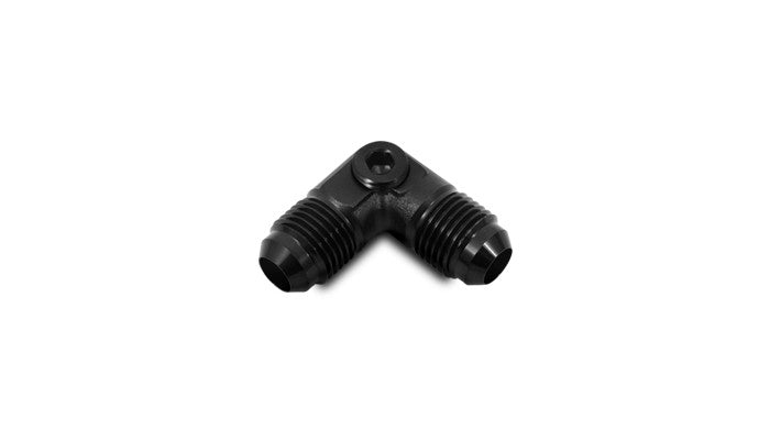 Vibrant Male AN Flare 90 Degree Union Adapters with 1/8" NPT Port