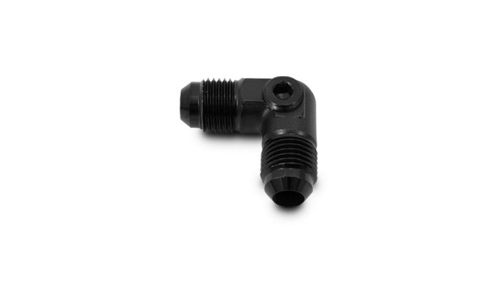 Vibrant Male AN Flare 90 Degree Union Adapters with 1/8" NPT Port
