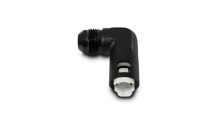 Vibrant 90 Degree Male AN Flare Quick Disconnect EFI Adapters