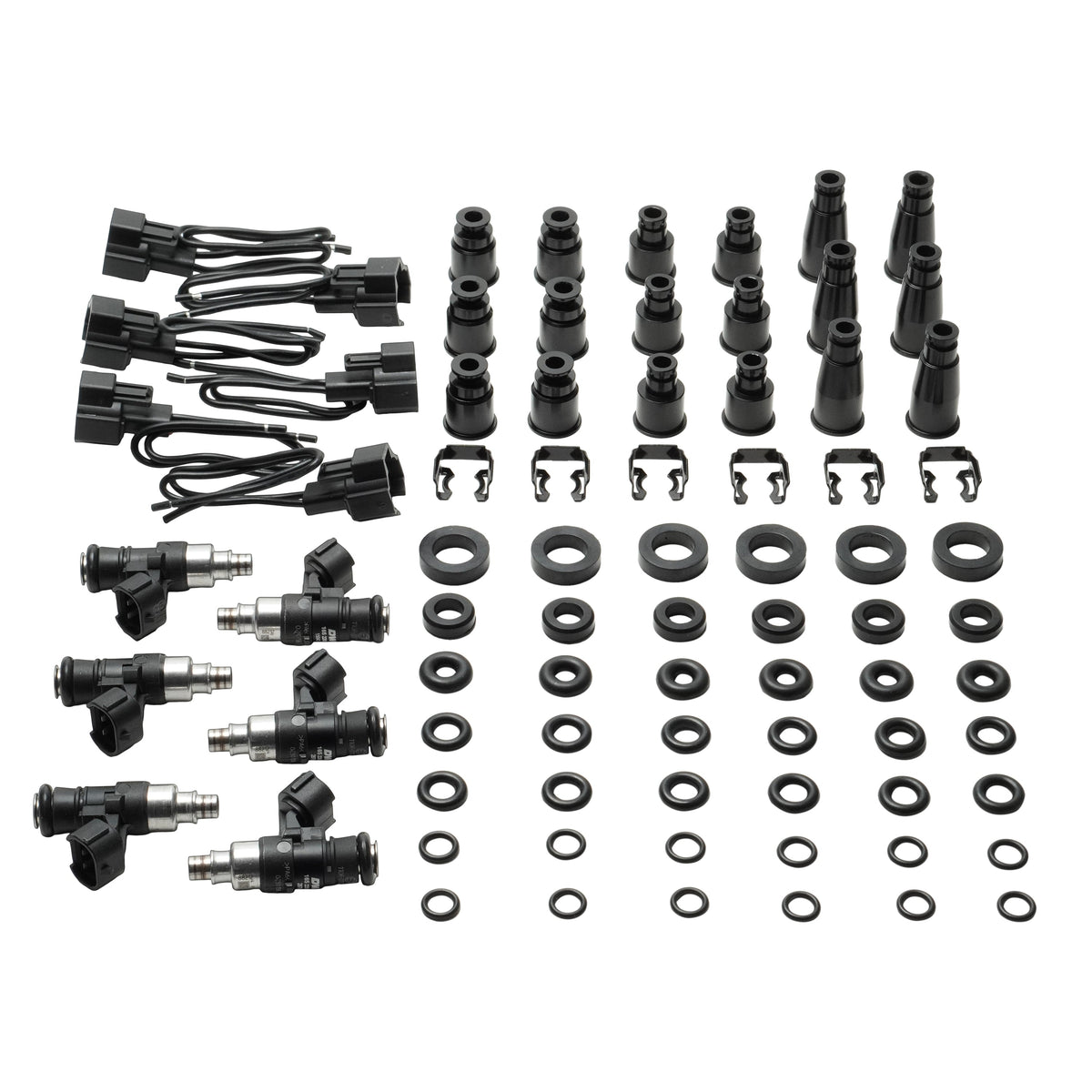 DeatschWerks 2400cc 6 Cyl Universal Import Injector Kit