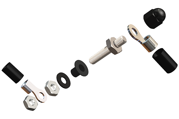 Radium Engineering Electrical Bulkhead Stud Kit