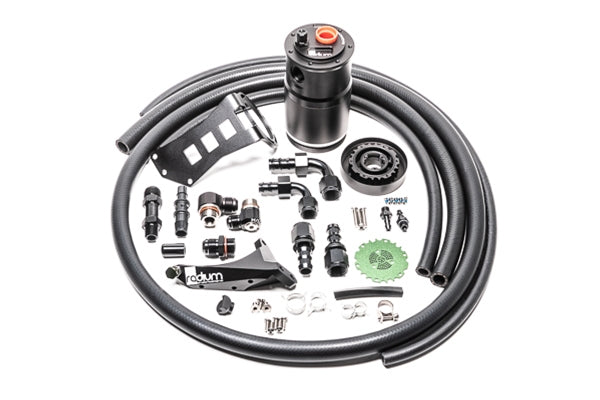 Radium Engineering Air Oil Separator (AOS-R) Kit, 15-21 WRX, 14-18 Forester XT for Subaru WRX VAB (2015-2021)
