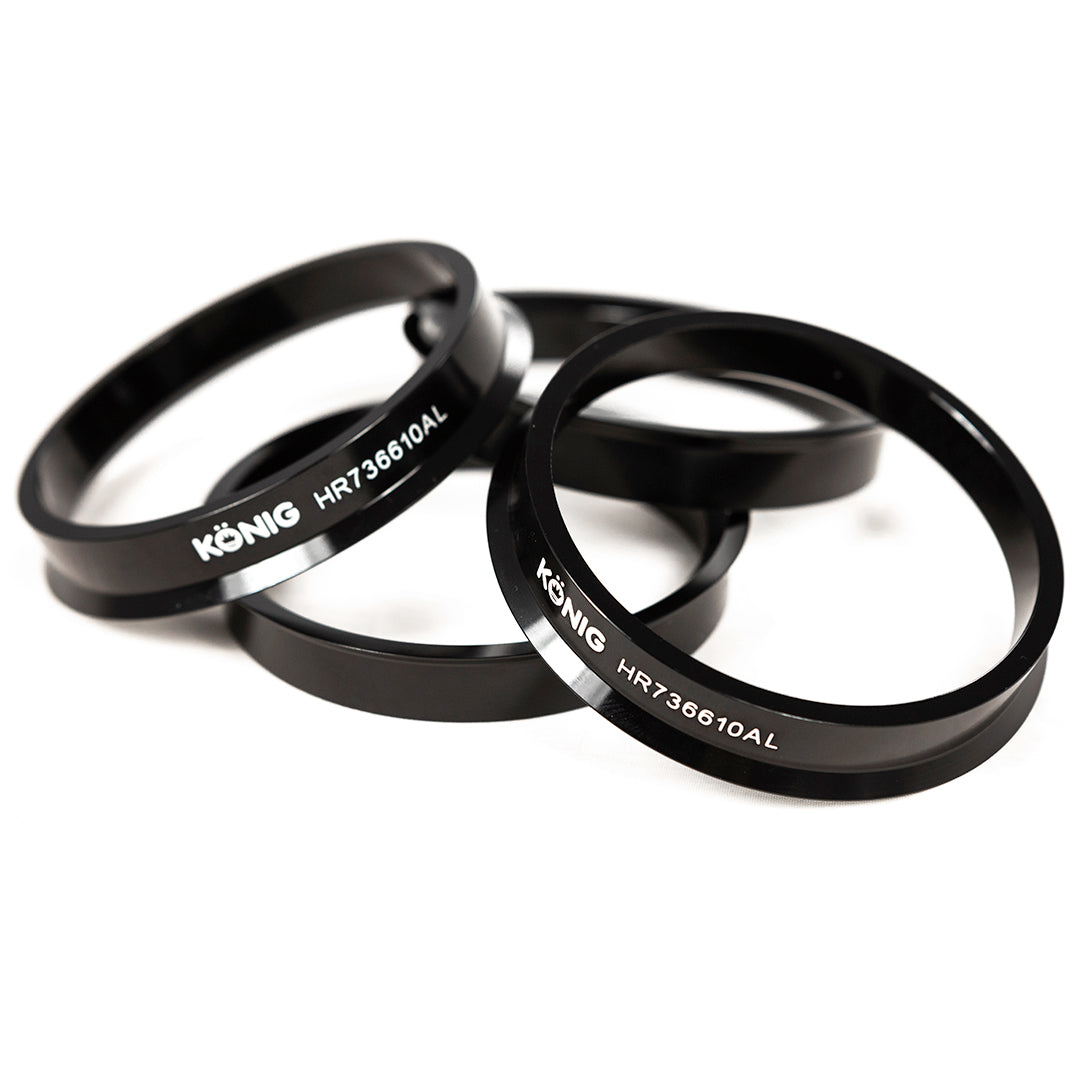 Konig HUB RING - ALUMINUM SET (4pcs) - 73.1mm O.D. / 66.1mm