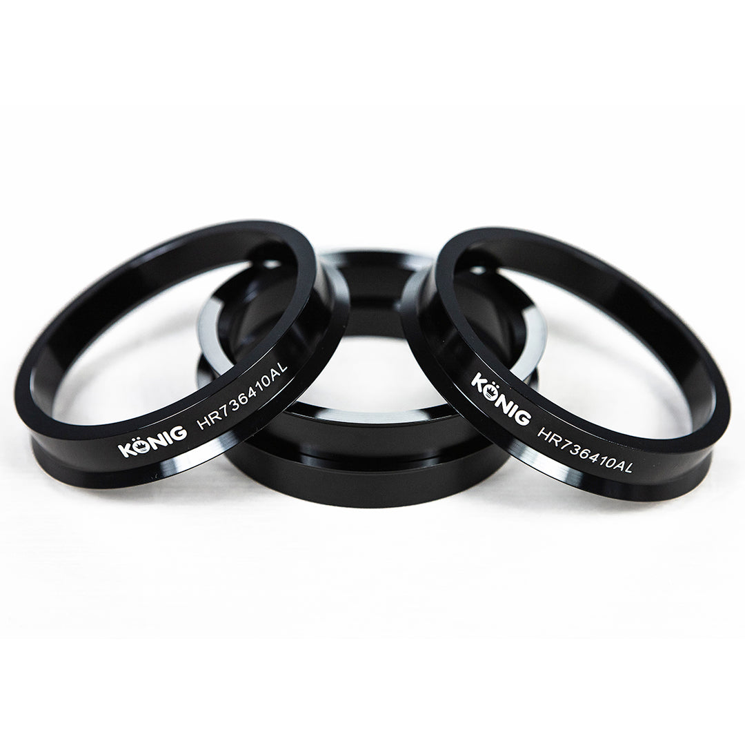 Konig HUB RING - ALUMINUM SET (4pcs) - 73.1mm O.D. / 64.1mm