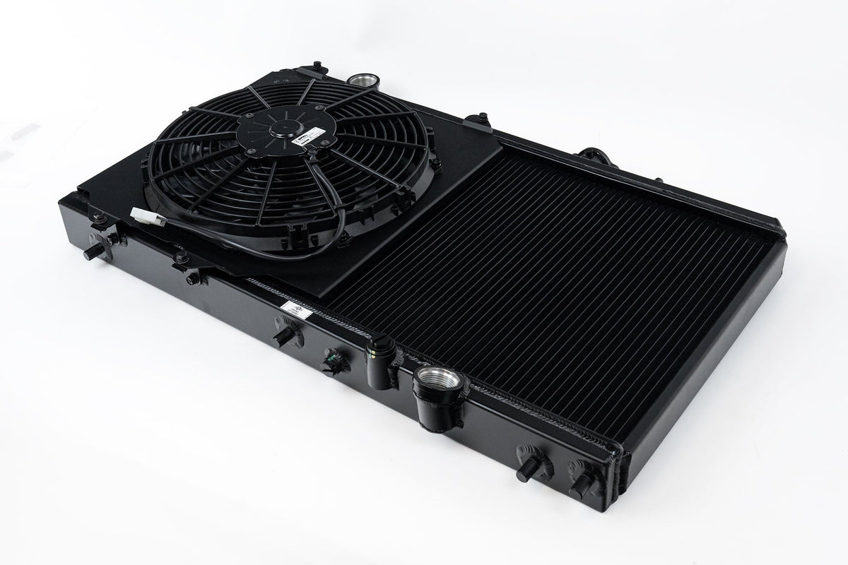 CSF K-Swap / All-Aluminum Radiator - Black for Honda/Acura Civic/Integra EG/EK9/DC2 (1994-2001)