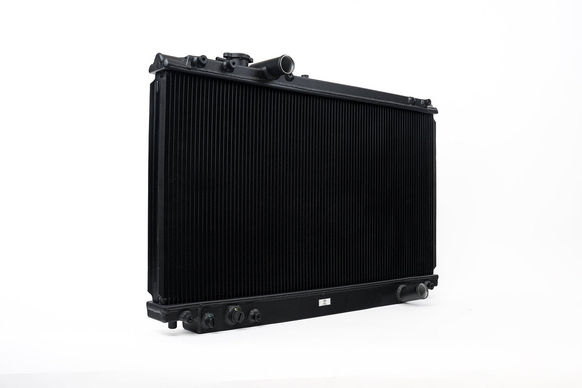 CSF TT High-Performance All-Aluminum Radiator - Black for Toyota Supra JZA80 (1993-1998)