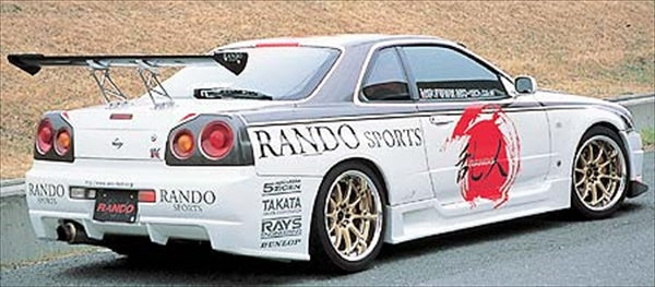 Aero Tech Japan RANDO SPORTS FB/SS/RB 3-Piece Body Kit for Nissan Skyline GT-R BNR34 (1999–2002)