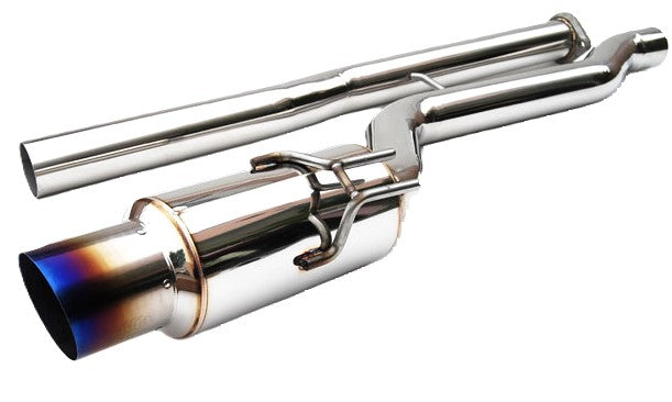 Invidia Racing Single Titanium tip Cat-back Exhaust for Mitsubishi Lancer Evolution X CZ4A (2008+)