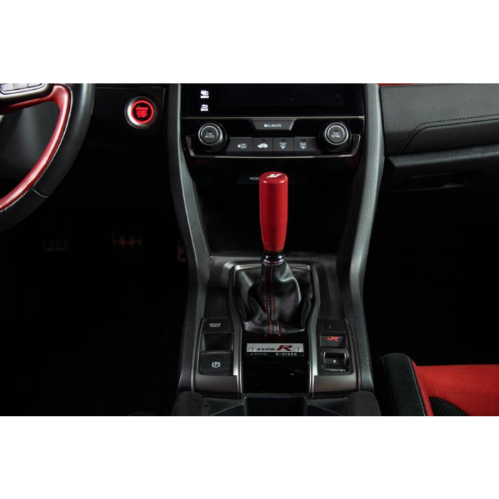 Mishimoto Rallye Red Weighted Shift Knob - Matches for Honda Civic Type R FK8/FL5