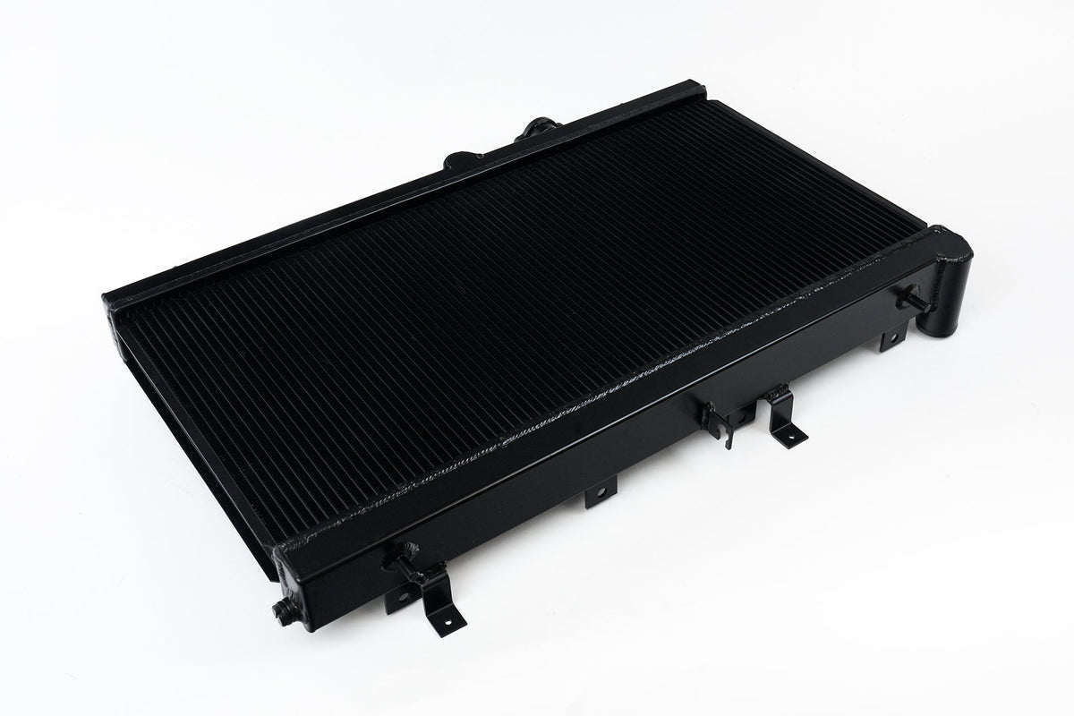 CSF All-Aluminum Radiator - w/ filler neck - Black for Subaru WRX/STI GDB (2002-2007)