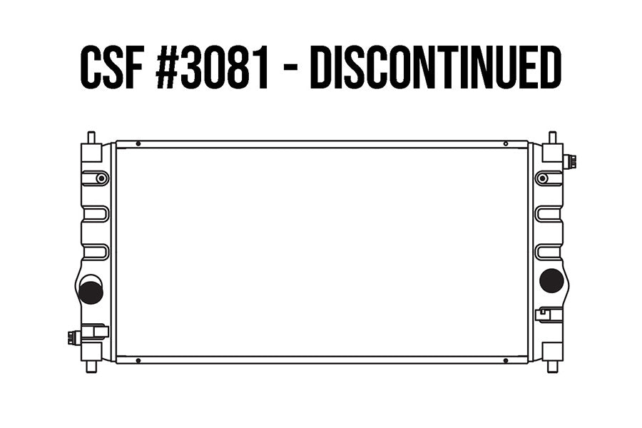 CSF 3081 - Spyder Radiator (Discontinued) for Toyota MR2 SW20