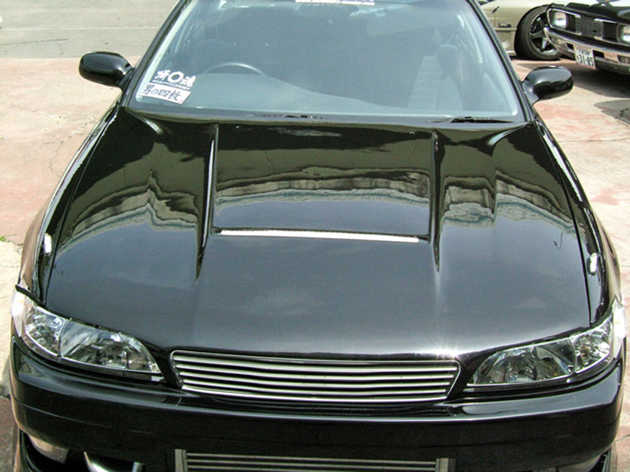 Car Modify Wonder Shadow Vented Hood for Mark II (92-96 JZX90)