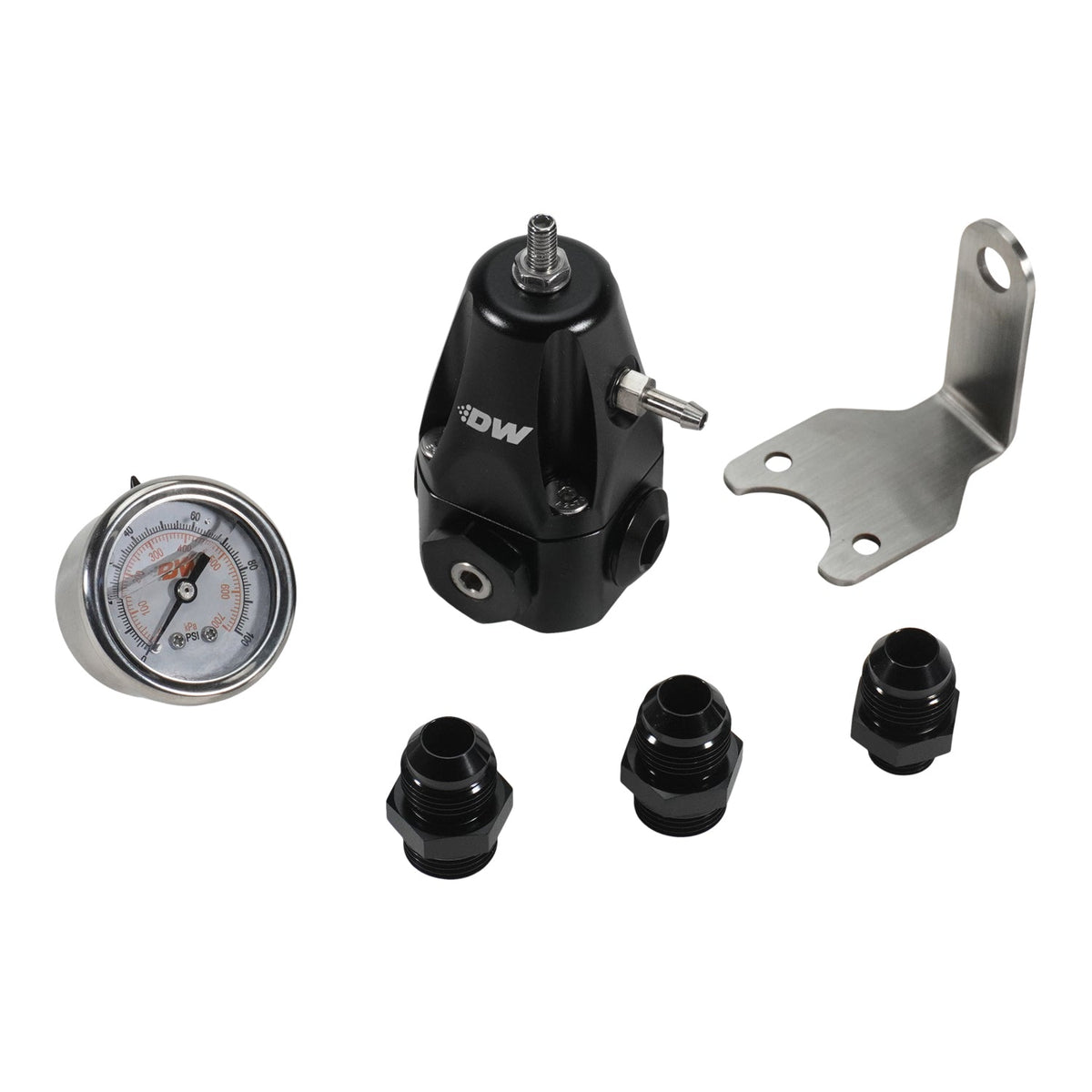 DeatschWerks DWR1000 AFPR + pressure gauge + 8AN fittings