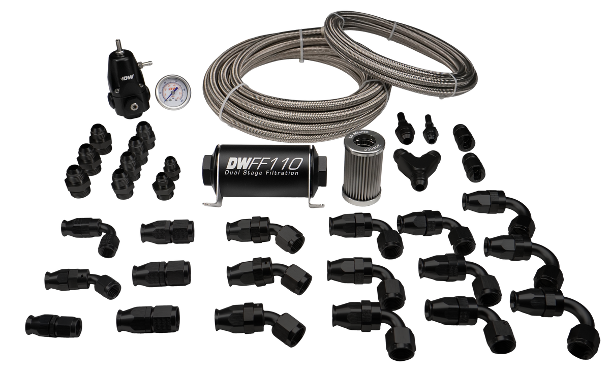 DeatschWerks PTFE A90 Supra and BMW M3/M4 Return Plumbing kit for Toyota GR Supra A90