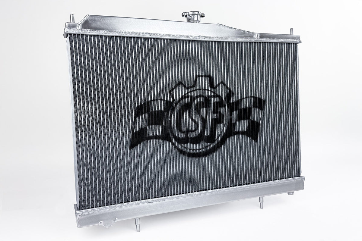 CSF GTS & GT-T High-Performance All-Aluminum Radiator - Silver for Nissan GT-R R33/R34