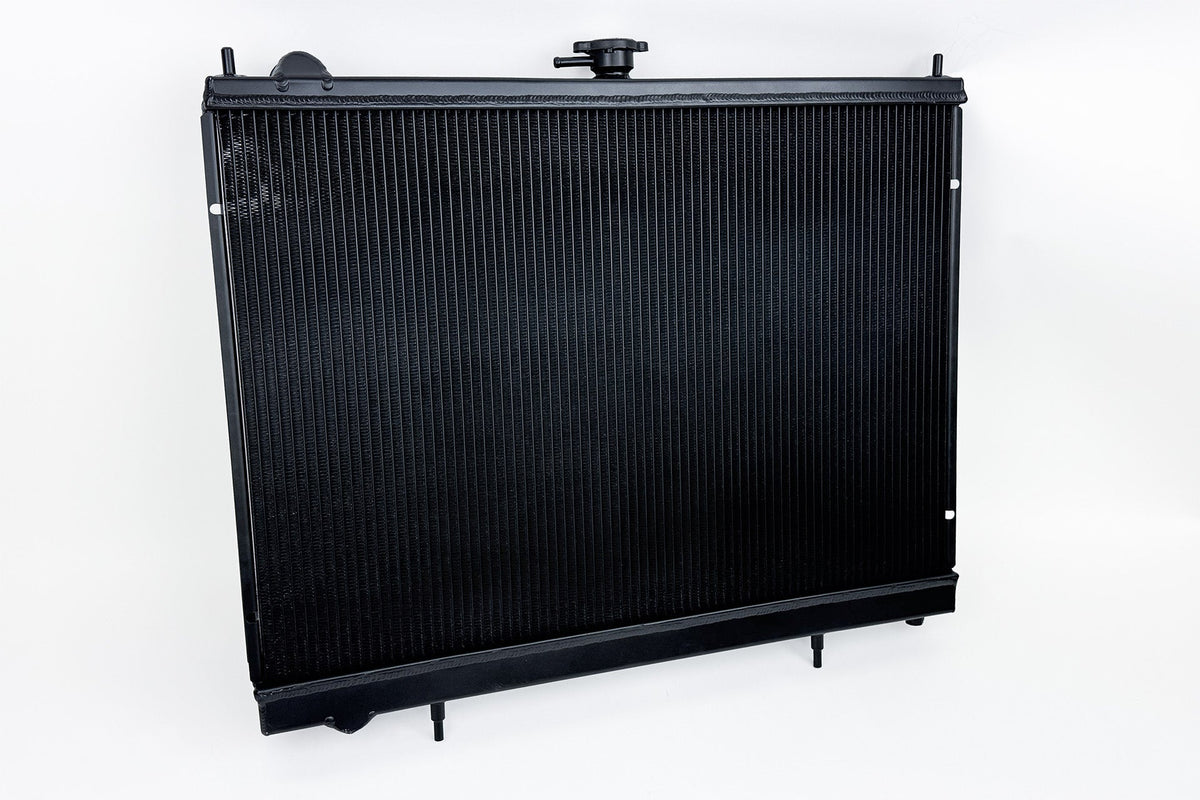 CSF High-Performance All-Aluminum Radiator - Black for Nissan GT-R R34