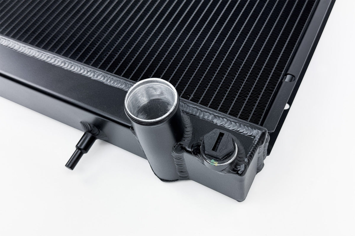 CSF High-Performance All-Aluminum Radiator - Black for Nissan GT-R R34
