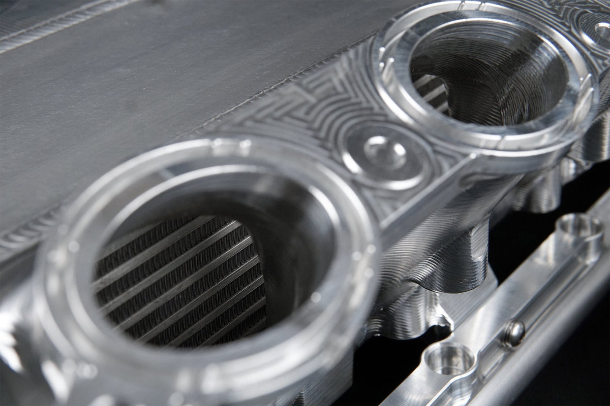 CSF BMW B58 Charge-Air Cooler Manifold - Thermal Dispersion Black for Toyota GR Supra A90