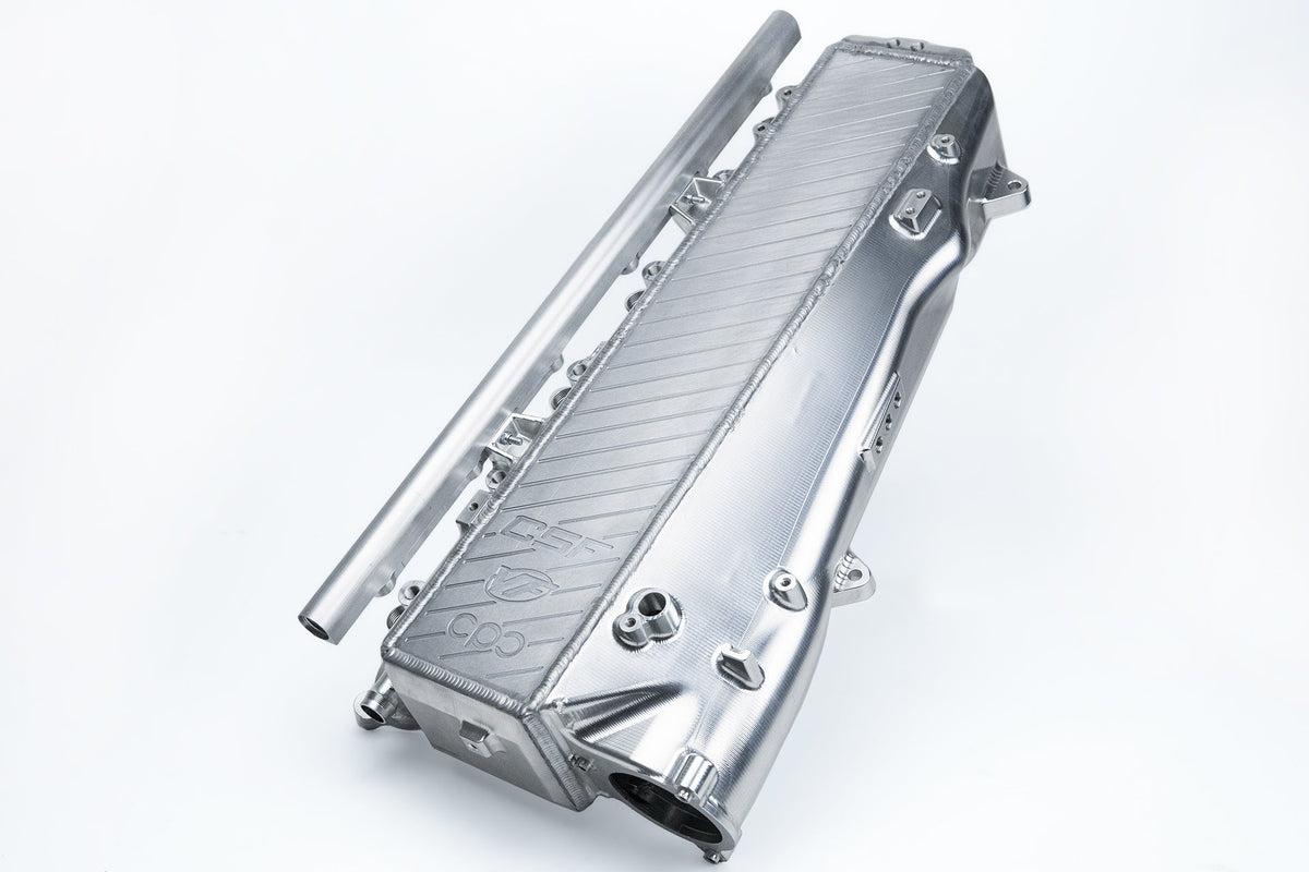 CSF BMW B58 Charge-Air Cooler Manifold - Raw Billet for Toyota GR Supra A90