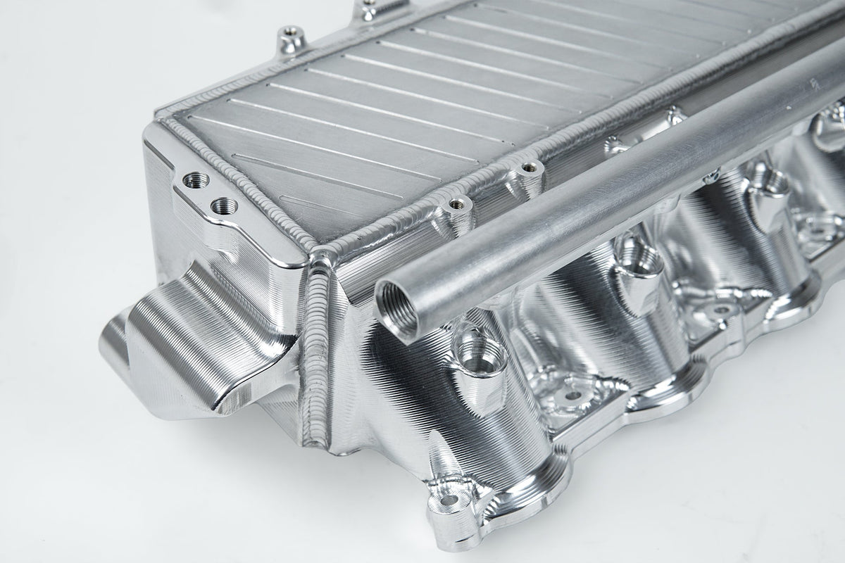 CSF BMW B58 Charge-Air Cooler Manifold - Raw Billet for Toyota GR Supra A90