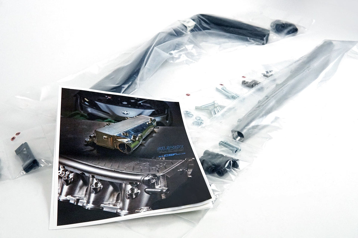 CSF BMW B58 Charge-Air Cooler Manifold - Raw Billet for Toyota GR Supra A90