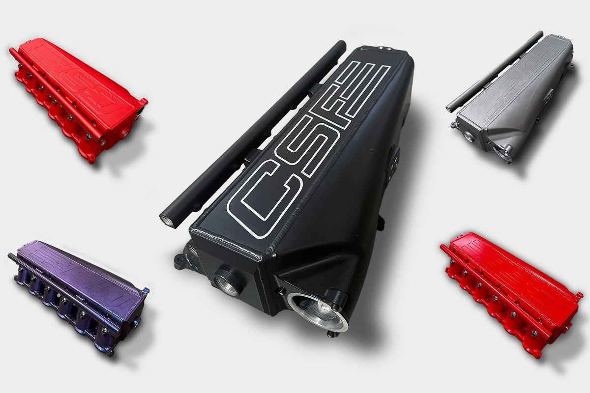 CSF BMW Gen 2 B58 Race X Charge Air Cooler Manifold - Custom Finish for Toyota GR Supra/Supra A90