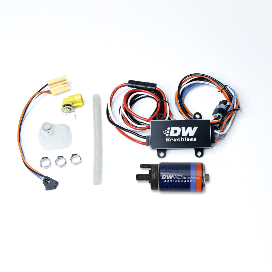 DeatschWerks DW440 Brushless Fuel pump w/2-speed controller for Mazda/Nissan RX-8/370Z SE3P/Z34