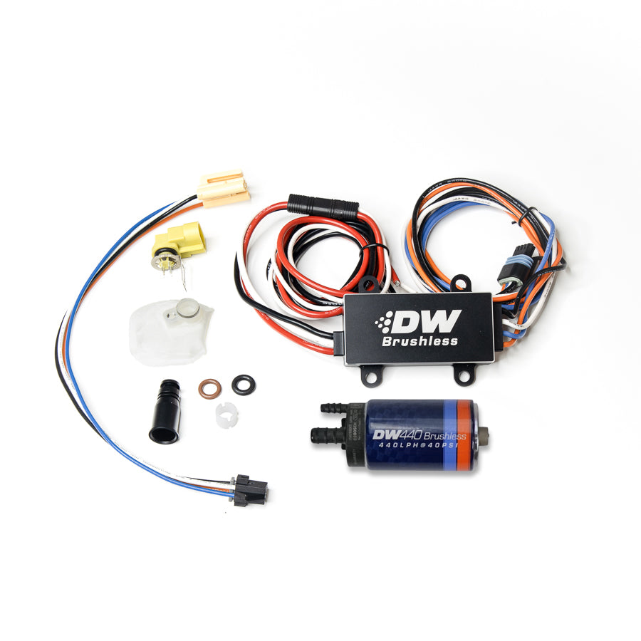 DeatschWerks DW440 Brushless Fuel pump w/2-speed controller for Subaru WRX STI GRB/GVB/VAB (2008+)