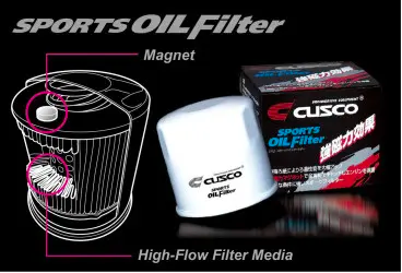 Cusco Oil Filter 80mm OD x 70mm H, M20 x 1.5mm for Mitsubishi, Subaru