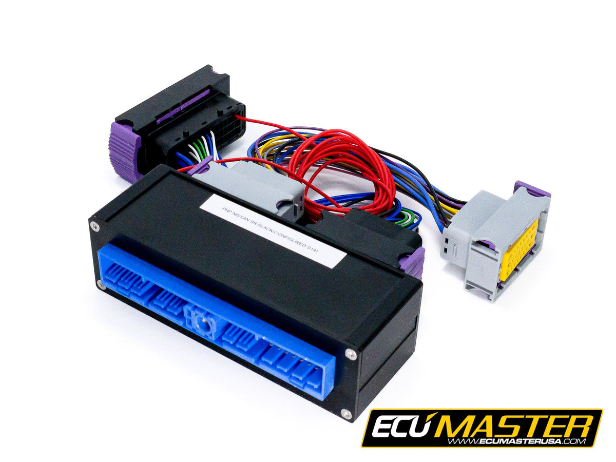 ECUMaster Nissan S14a SR20DET 64 Position PNP for EMU Black