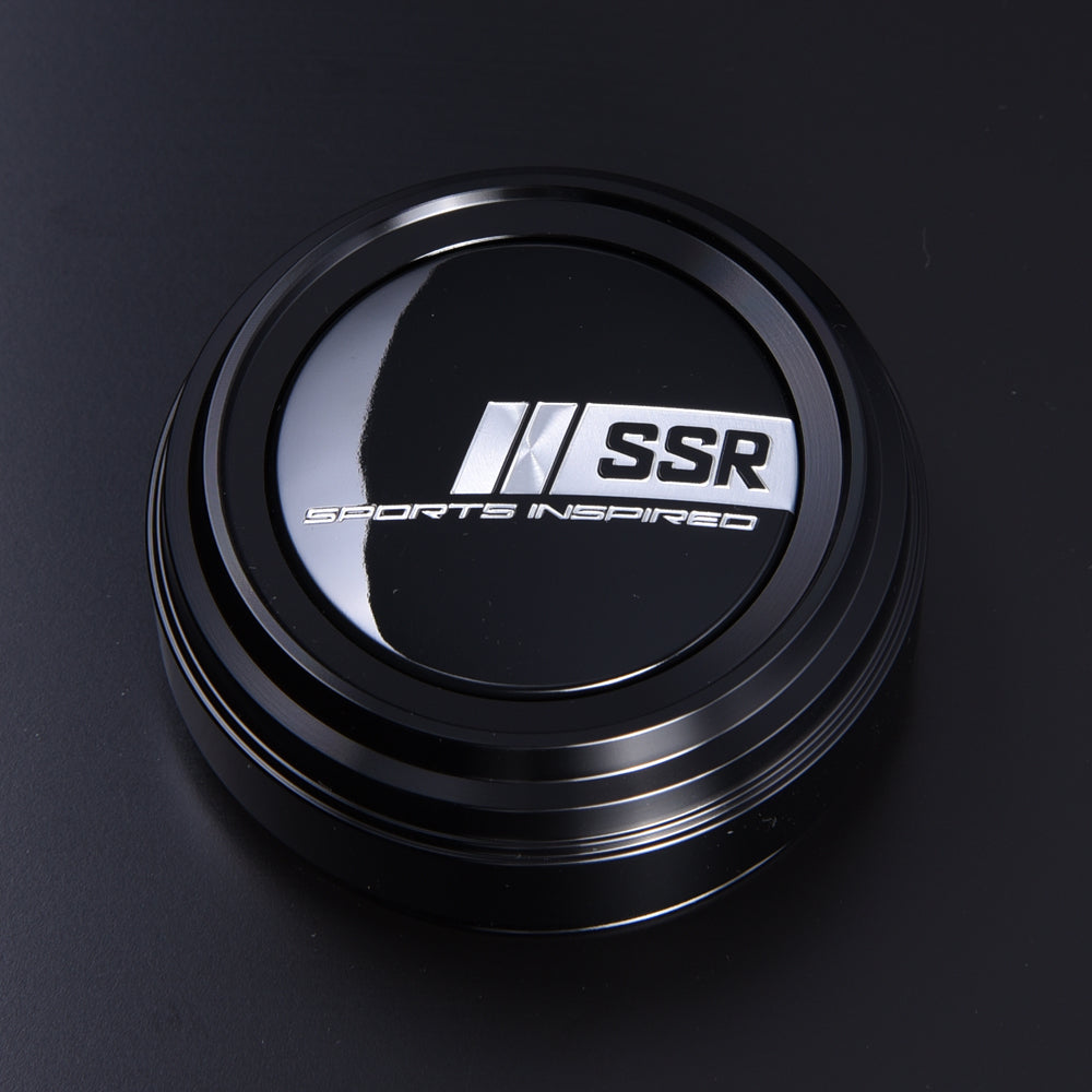 SSR Wheels Aluminum Center Cap Black A-Type *High