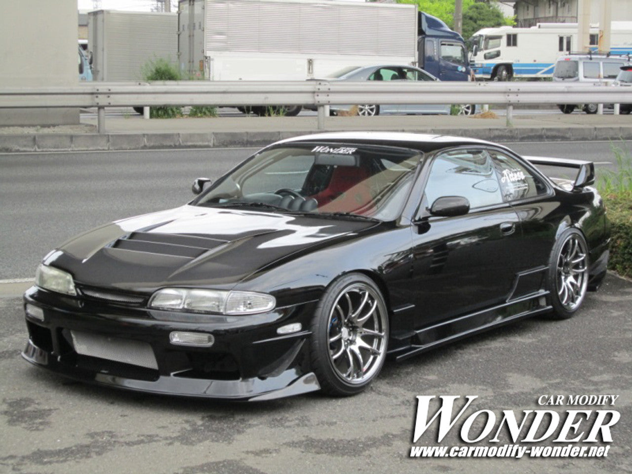 Car Modify Wonder Lotus Hood for Zenki (95-96 S14)