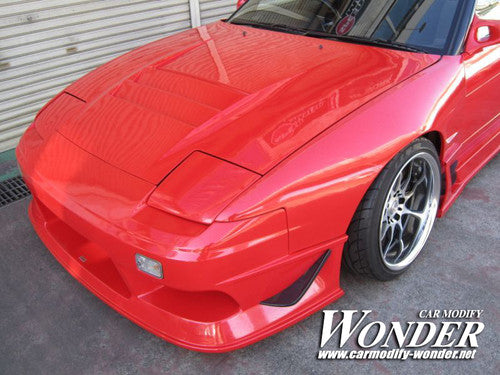 Car Modify Wonder Glare Lotus Vented Hood for 180SX (89-94 S13)