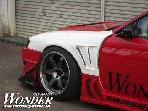 Car Modify Wonder Glare 50mm GT Front Fenders for Kouki (96-98 S14)