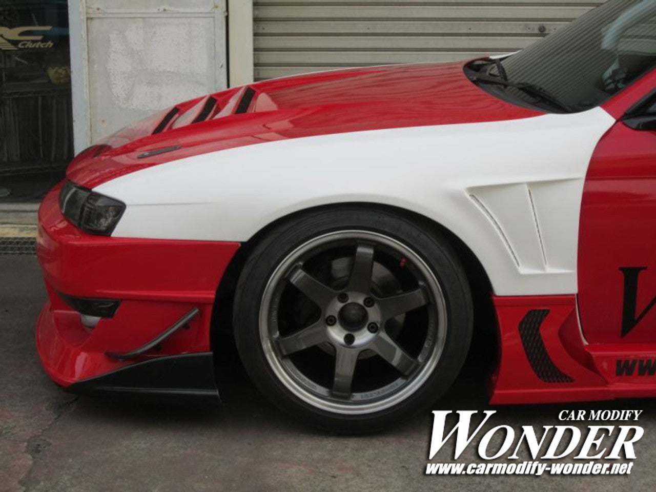 Car Modify Wonder Glare 50mm GT Front Fenders for Kouki (96-98 S14)