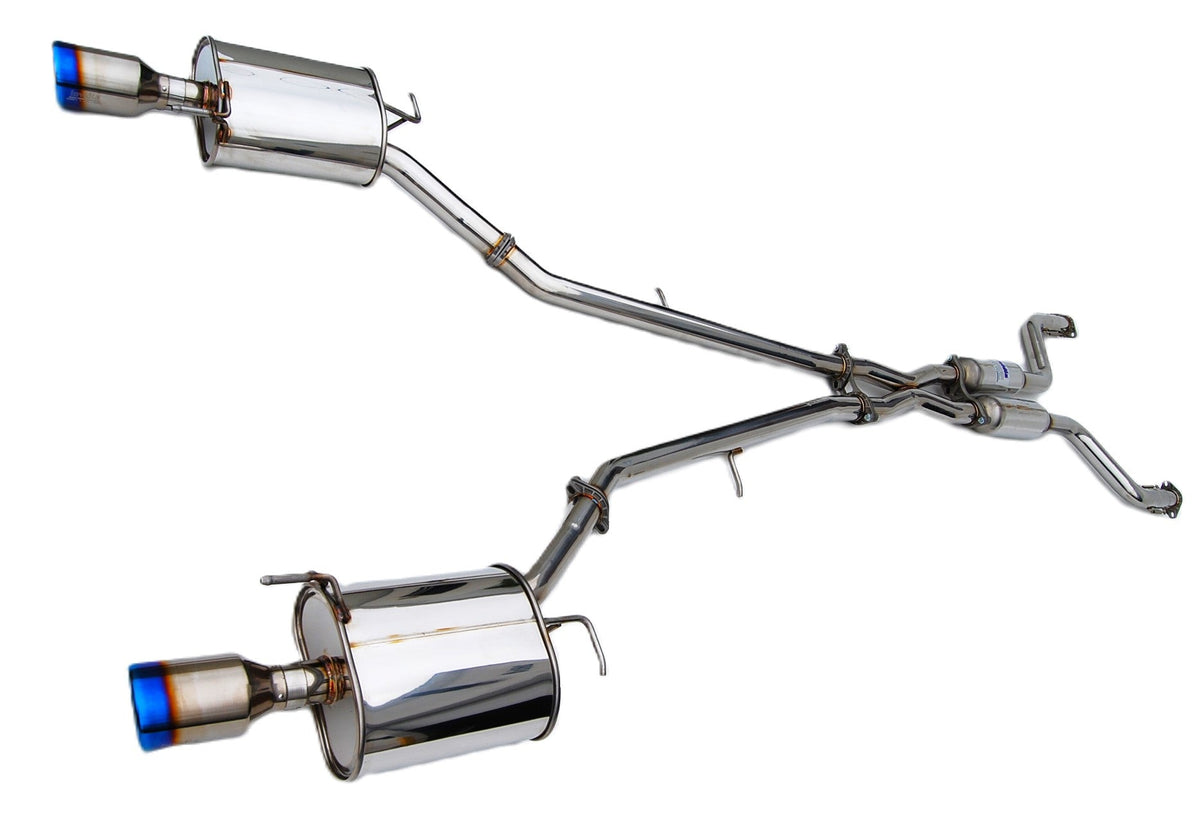 Invidia Q300 Dual Rolled Titanium tip Cat-back Exhaust for Infiniti G35/G37 V35/V36 (2007+)