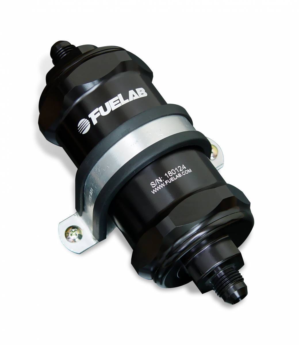 Fuelab 6AN 10-Micron Short In-Line Fuel Filter