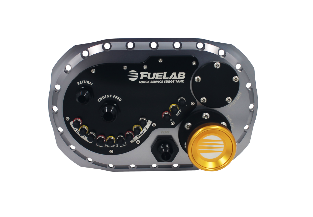 Fuelab 62810-0 Quick Service Surge Tank (QSST) 2.0 - Titanium