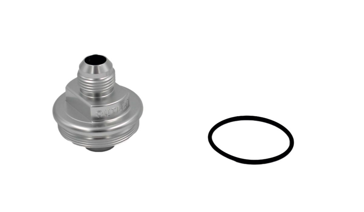 Fuelab 10AN CLEAR Fuel Filter Outlet Cap