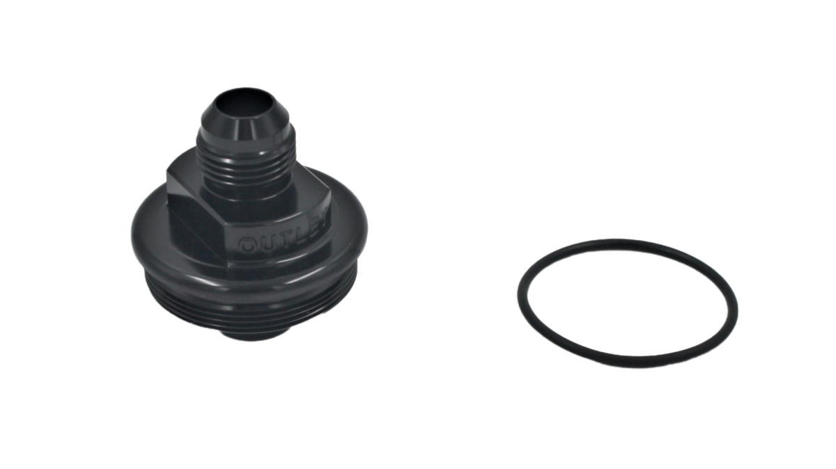 Fuelab 10AN BLACK Fuel Filter Outlet Cap
