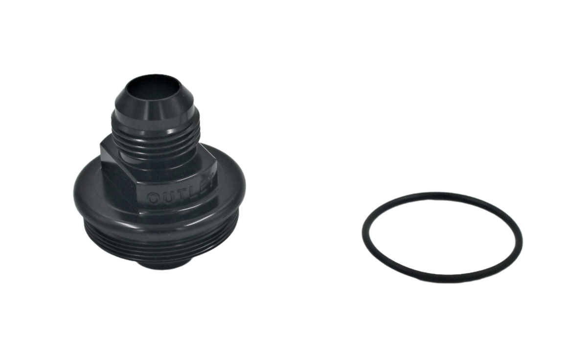 Fuelab 12AN BLACK Fuel Filter Outlet Cap