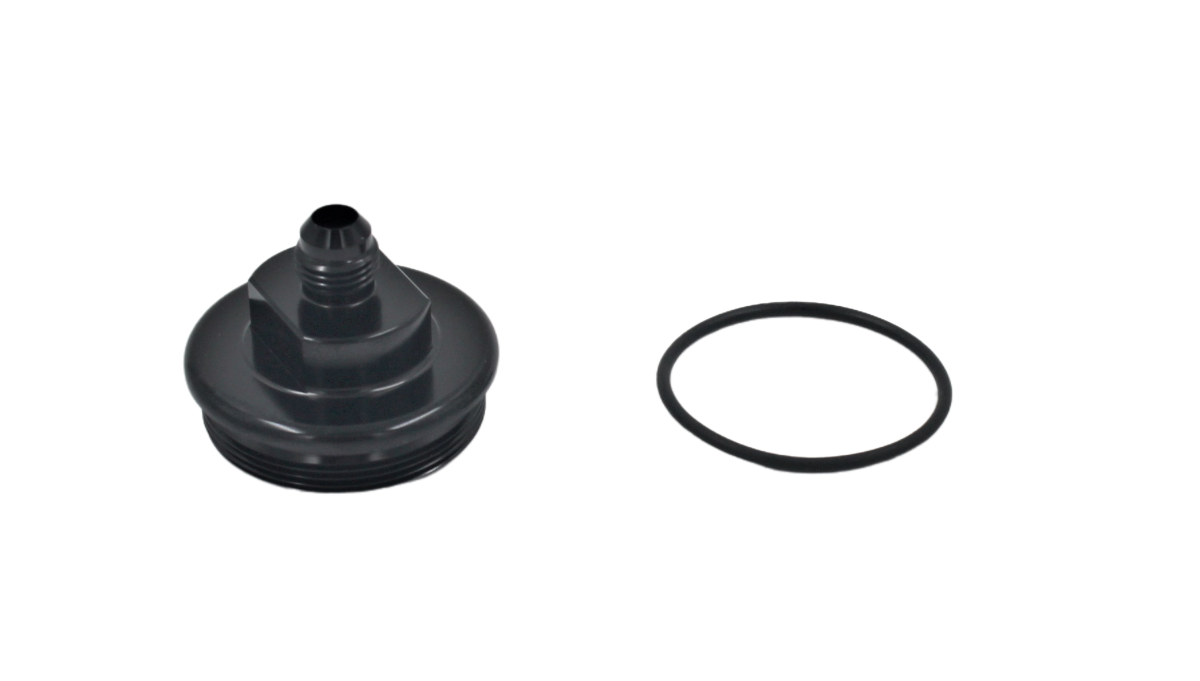 Fuelab 6AN BLACK Fuel Filter Inlet Cap