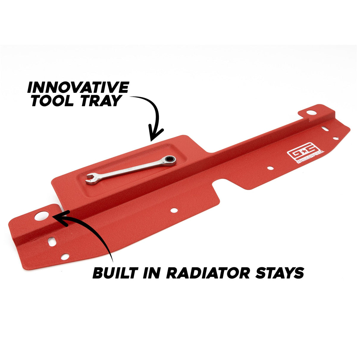 GrimmSpeed Radiator Shroud w/ Tool Tray - 2008-14 Subaru WRX, 2008-14 Subaru STI for Subaru WRX/STI GRB/GVB (2008-2014)