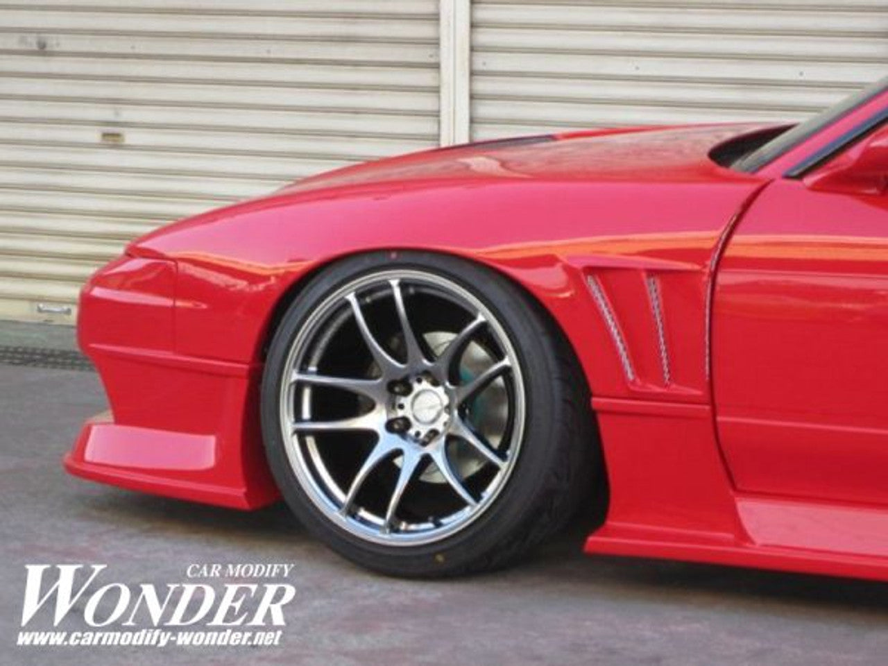 Car Modify Wonder GT Glare 30mm Front Fenders for 180SX (89-95 S13)