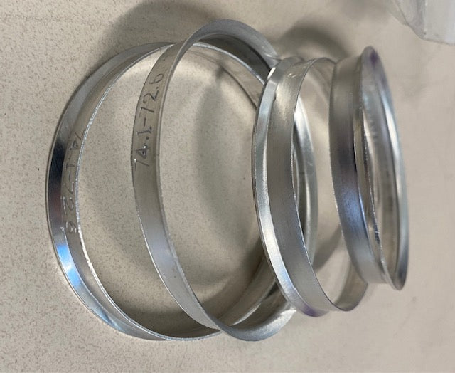 Konig HUB RING - ALUMINUM SET (4pcs) (74.1mm O.D. to 72.6 mm ID)