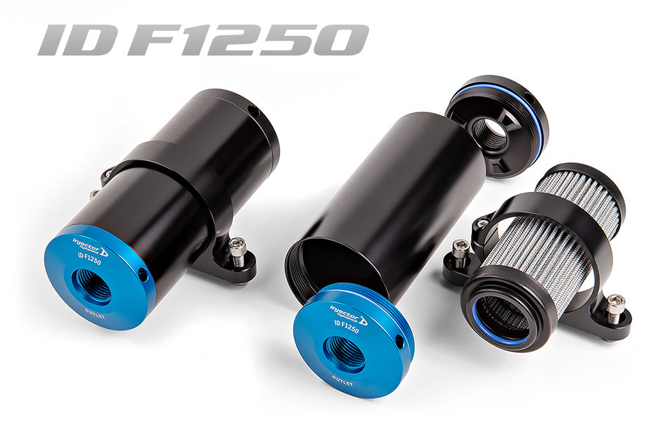 Injector Dynamics ID F1250 High Flow Inline Fuel Filter